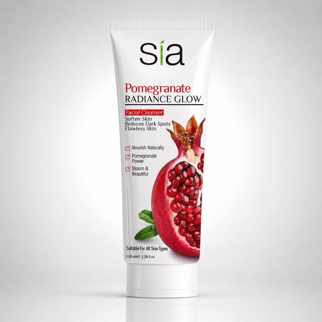 Sia Pomegranate Radiance Glow Facial Cleanser