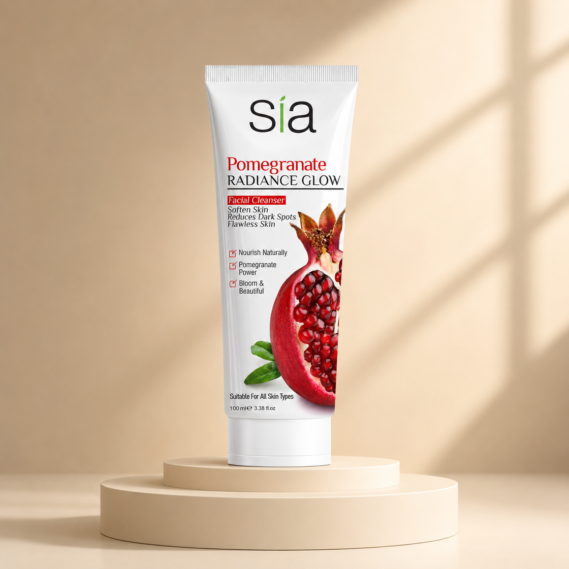Sia Pomegranate Radiance Glow Facial Cleanser