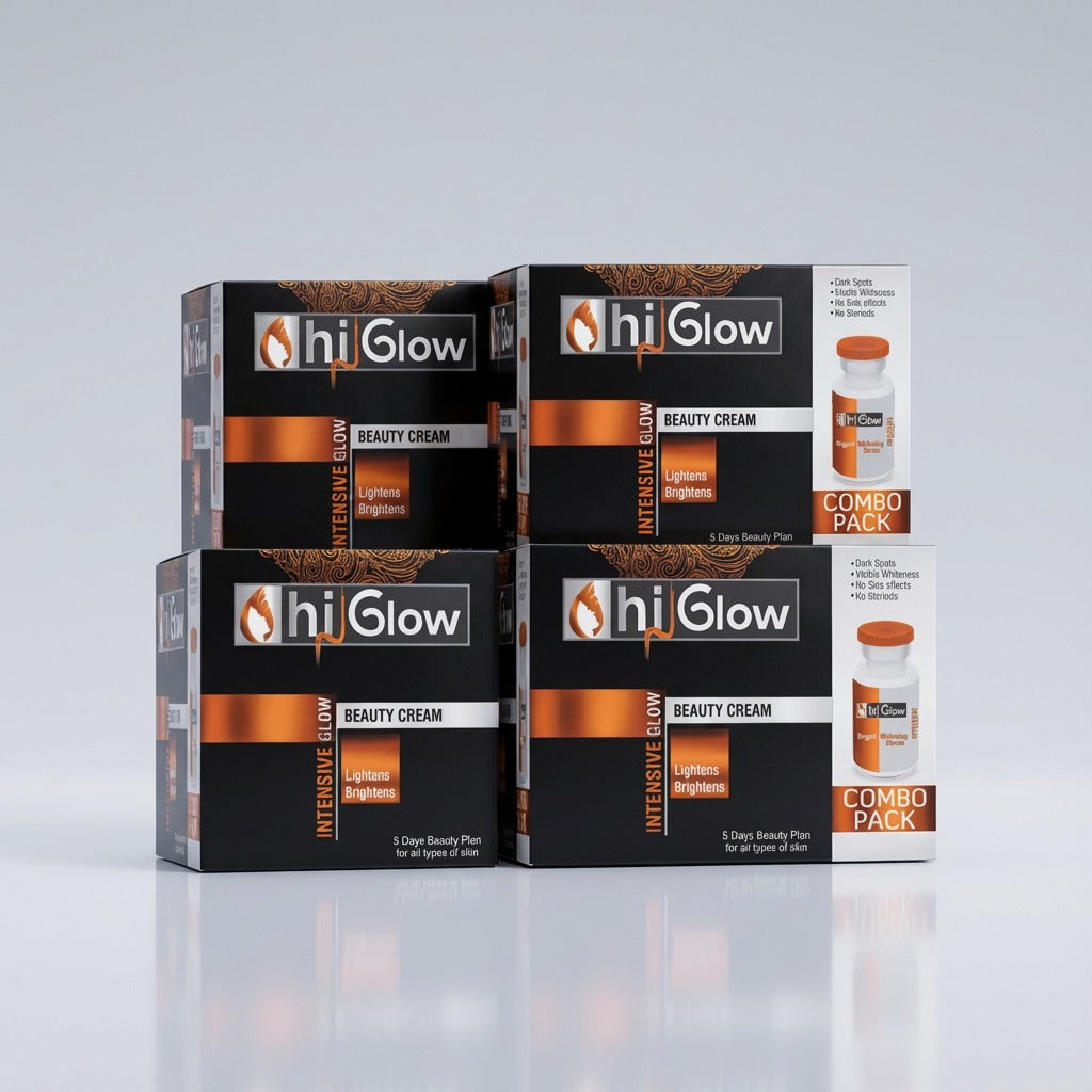 HI GLOW BEAUTY CREAM (PAIR PACK) 4PCS