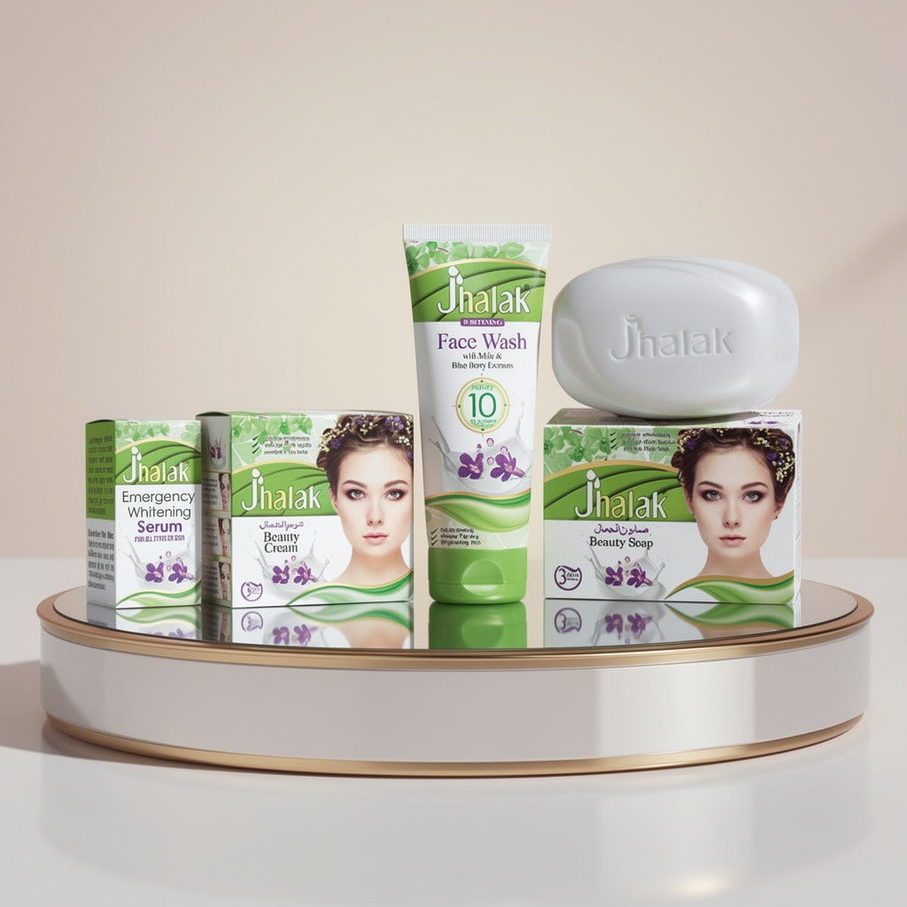 JHALAK BEUATY CREAM, FACEWASH, SOAP & WHITENING SERUM