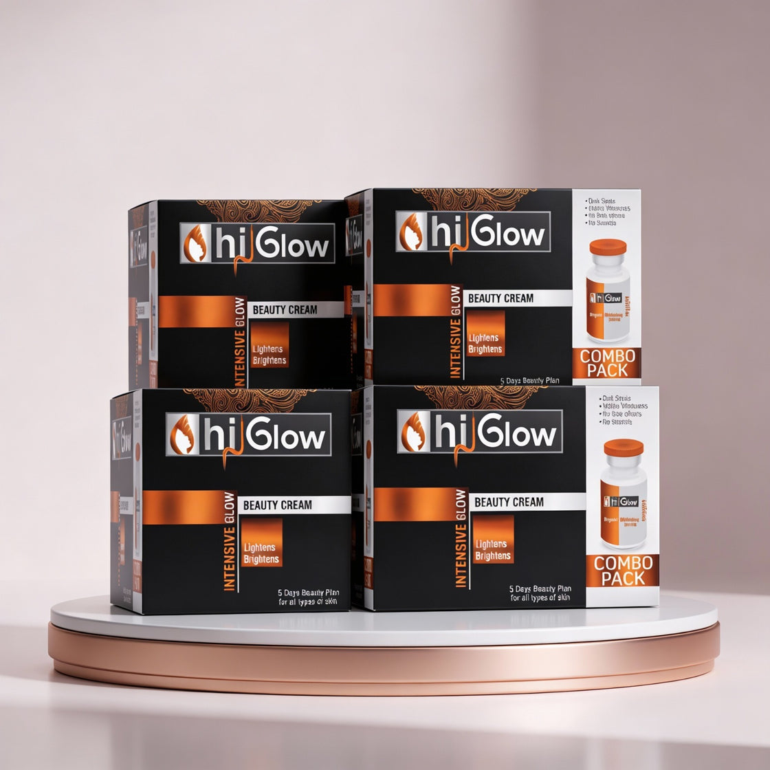 HI GLOW BEAUTY CREAM (PAIR PACK) 4PCS